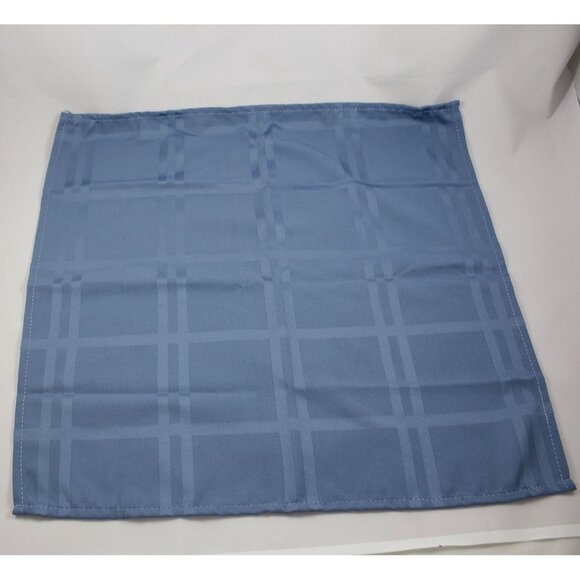 Vintage Blue Patterned Oblong Tablecloth + 4 Napkins 60" x 84" - Picture 5 of 5